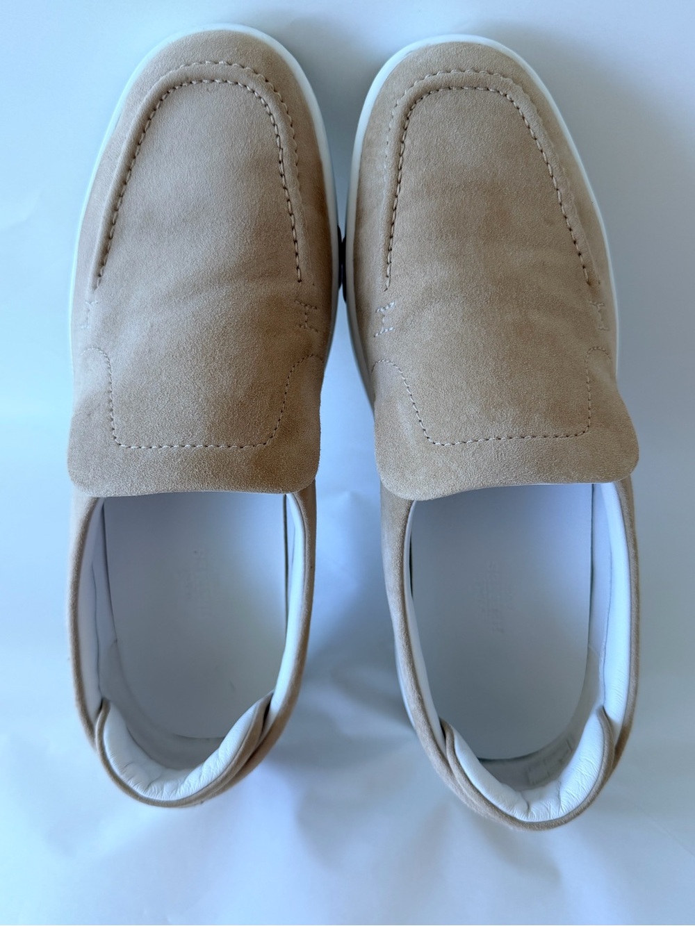 Hermes  Slip-On Suede moccasins,Shoes, sneakers  - Tan, Size 39,5